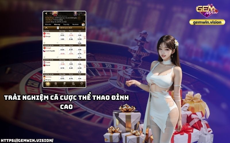 Tham gia cá cược thể thao đỉnh cao tại Gemwin